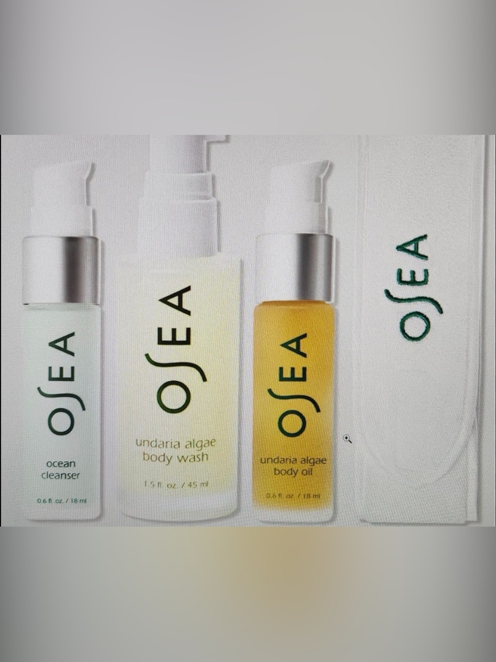 Osea Bundle Sea Cleanser Algae Body Wash & Body Oil Set -